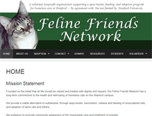 Tablet Screenshot of felinefriendsnetwork.org